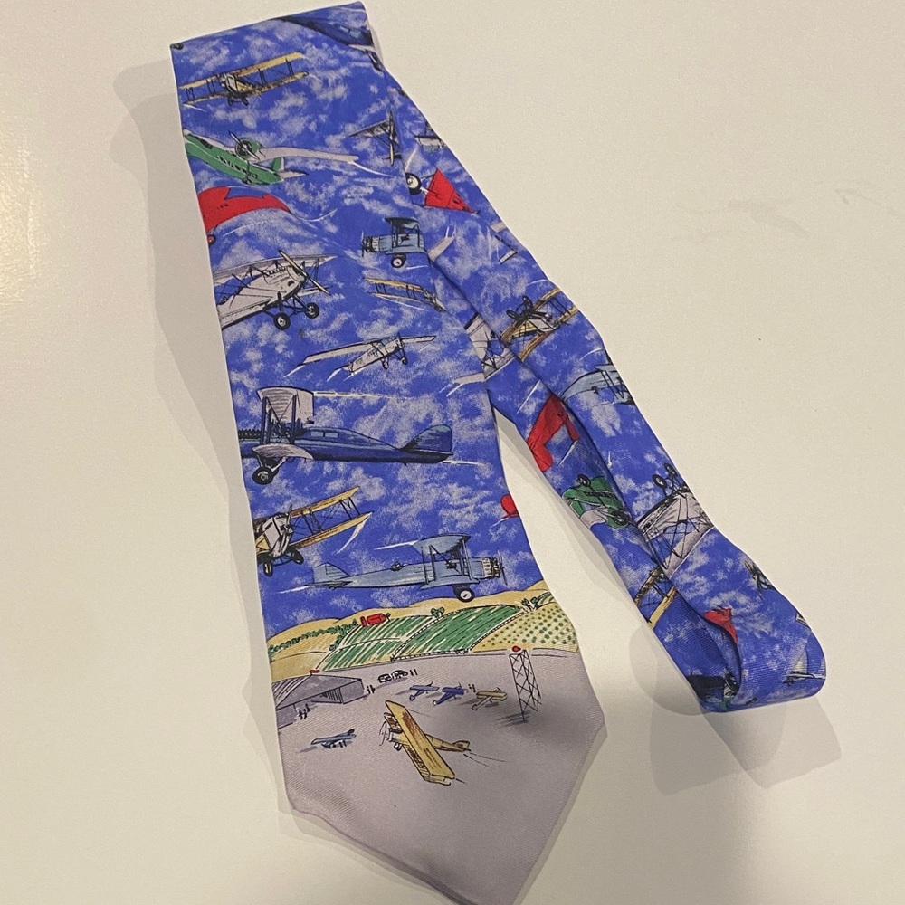Corporate Textiles Aviation Print Tie